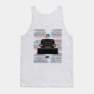 subaru impreza wrxsti rear Tank Top